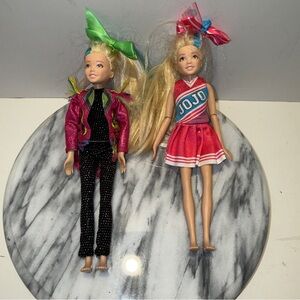 Lot Of 2 SINGING JOJO SIWA DOLLS Cheerleader Outfit 10” TESTED WORKS